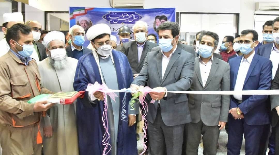 آیین بهره برداری از خط دوم آسیاب سیمان کارخانه سیمان باقران